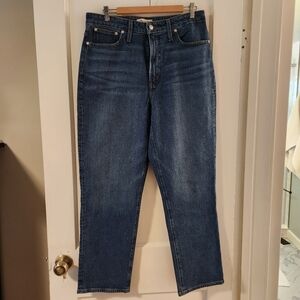Madewell curvy perfect vintage straight jeans